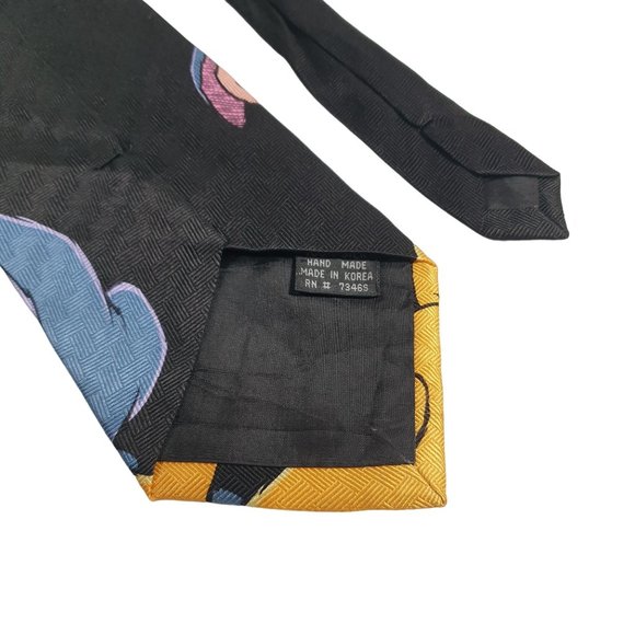 Pooh Disney Mens Necktie Accessory Novelty Tigger Eeyore Cartoon Movie - Picture 4 of 5